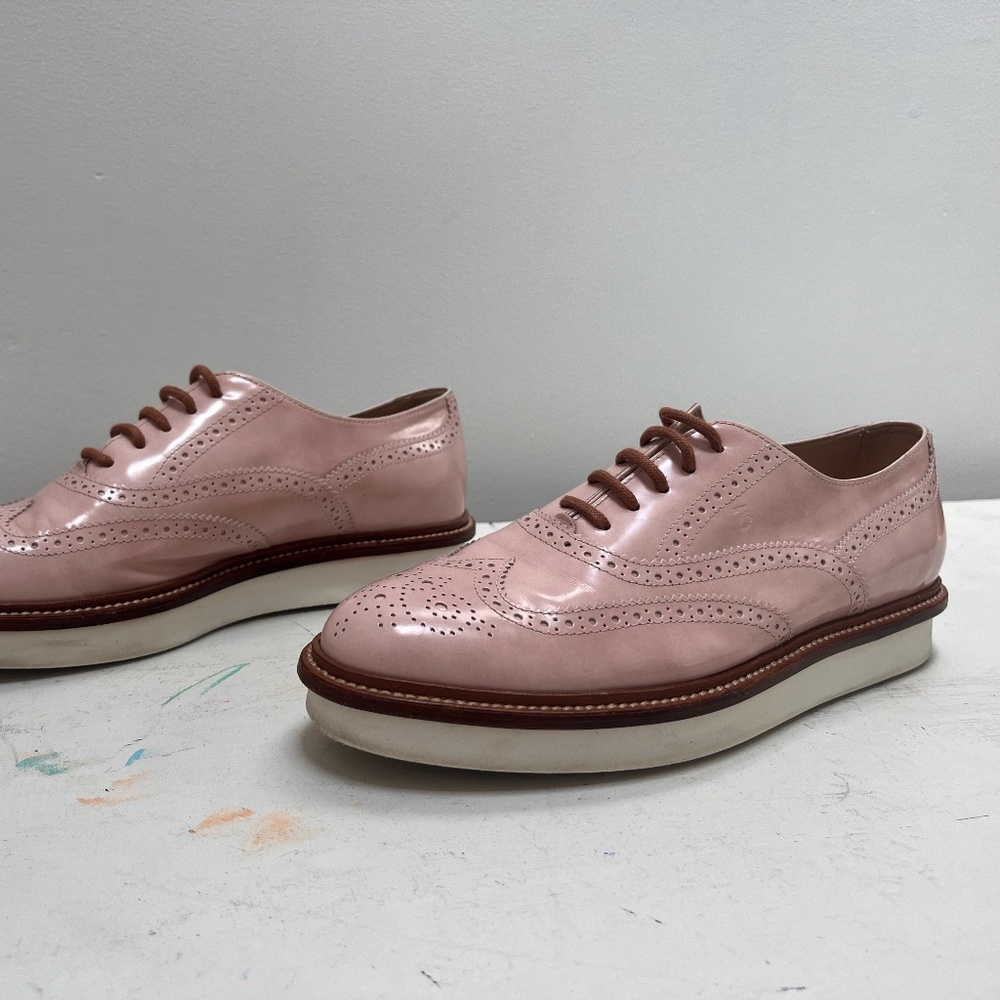 Tod's Pink Loafers Size 38
